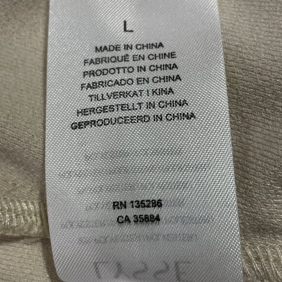 LYSSE "Ilaria" Short Sleeve Tunic Blazer Open Front Short Sleeve, Cream - L - Picture 11 of 15